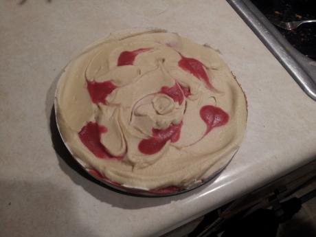 Vegan Strawberry Cheesecake - and the most expensive dessert we have ever made.